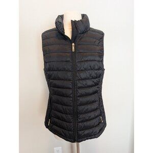 Tommy Hilfiger Black Lightweight Packable Quilted Vest Womens XL
